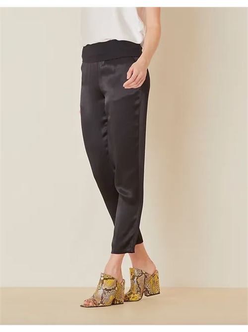 Pantalone in raso con baschina Manila Grace MANILA GRACE | P220VU-MA001